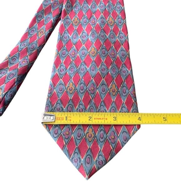Pre Owned Men’s Colours by Alexander Julian Tie Neck Tie Necktie All Silk - Picture 5 of 5